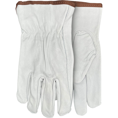 Gants en cuir de ch&egrave;vre, Grand, Paume en Cuir fleur de ch&egrave;vre Solutions industrielles ALPHA