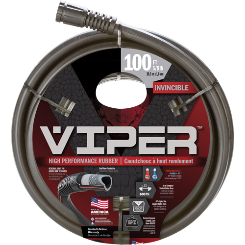 Tuyau haute performance Viper, Caoutchouc, 5/8" dia x 100' Solutions industrielles ALPHA