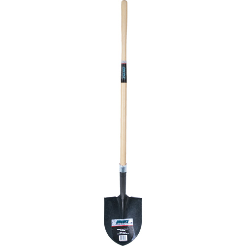 Pelle ronde robuste, Lame Acier au carbone, Bois dur, Manche Droit Solutions industrielles ALPHA