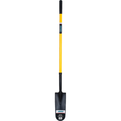 Pelle &agrave; drain, Acier durci, Lame 14" x 6", 46" lo, Manche Droit Solutions industrielles ALPHA