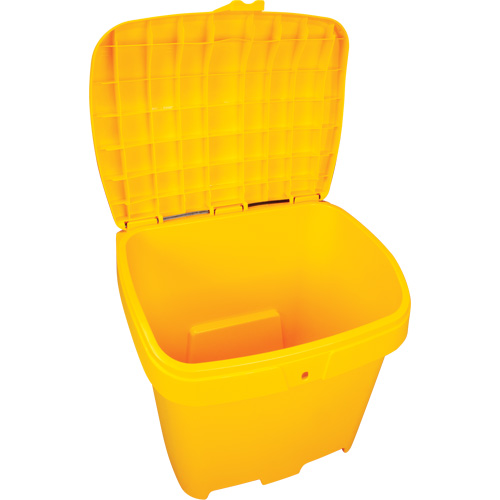 Salt & Sand Storage Bins, With Hasp, 21" x 27" x 26", 4.24 cu. ft., Yellow Solutions industrielles ALPHA