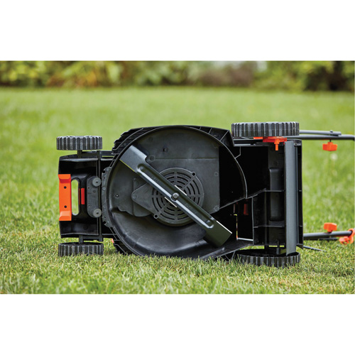 Lawn Mower with Comfort Grip Handle, Push Walk-Behind, Electric, 17" Cutting Width Solutions industrielles ALPHA