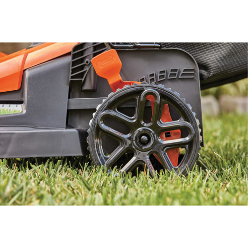 Lawn Mower with Comfort Grip Handle, Push Walk-Behind, Electric, 17" Cutting Width Solutions industrielles ALPHA
