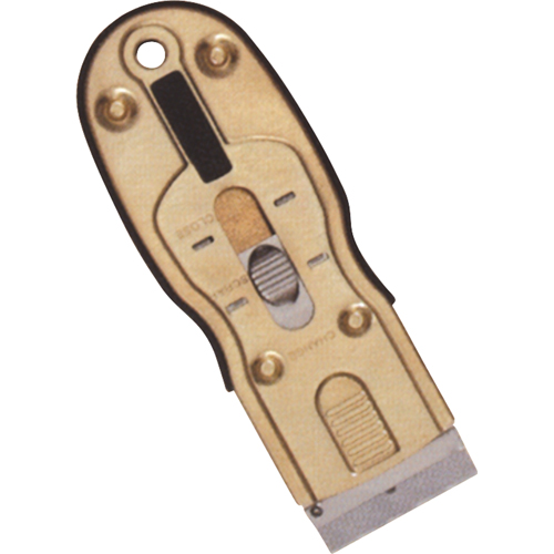 Ergonomic Razor Scrapers, Carbon Steel Blade, 1-1/2" Wide, Rubber Handle Solutions industrielles ALPHA