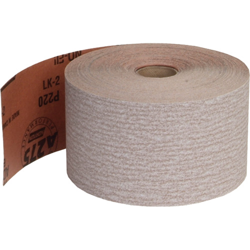 Abrasive No-Fil PSA Paper Roll, Aluminum Oxide, 2-3/4" W x 135' L, 220 Grit Solutions industrielles ALPHA
