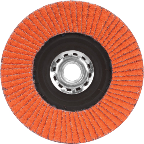 Flap Discs - Quick Trim SG Blaze R980P, 4-1/2" x 5/8"-11, Type 27, 40 Grit, Ceramic Solutions industrielles ALPHA