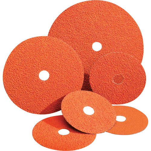 Disques en fibre Blaze, C&eacute;ramique d'alumine, 24, 7" Dia x 7/8" Arbre Solutions industrielles ALPHA