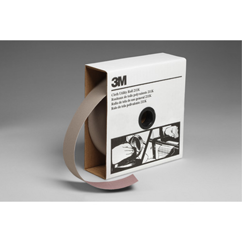Rouleau de toile abrasive utilitaire 211K, Oxyde d'aluminium, 2" la x 150' lo, Grain 120 Solutions industrielles ALPHA