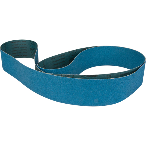 Abrasive Sanding Belt, 4" W x 137" L, Zirconia Alumina, 80 Grit Solutions industrielles ALPHA