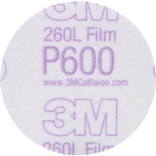 Gold Hookit Disc, 3" Dia., P600 Grit, Aluminum Oxide, C-Weight Solutions industrielles ALPHA