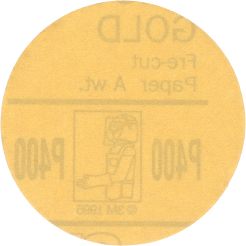 Disque dor&eacute; Hookit, dia 3", Grain P400, Oxyde d'aluminium, Poids C Solutions industrielles ALPHA