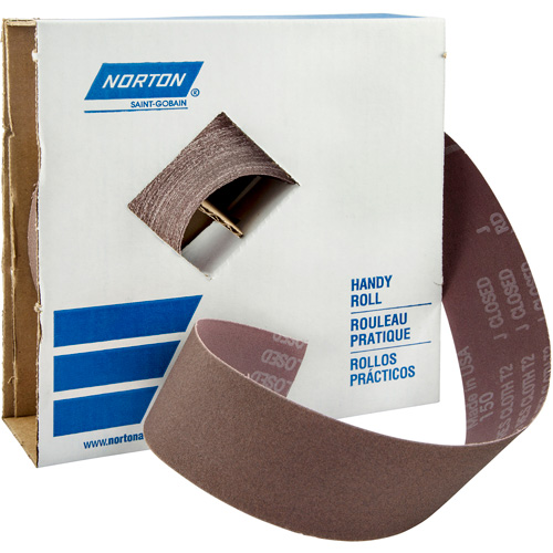 Metalite&reg; Sanding Roll, Aluminum Oxide, 2" W x 150' L, 220 Grit Solutions industrielles ALPHA
