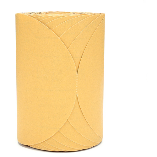 Stikit Gold Paper 216U Disc Roll, Aluminum Oxide, 6" W x 87' L, P180 Grit Solutions industrielles ALPHA