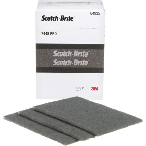Tampon pour la pr&eacute;paration manuelle des surfaces Scotch-Brite Pro, Carbure de silicium, 9" x 6", Grain Ultra fin Solutions industrielles ALPHA