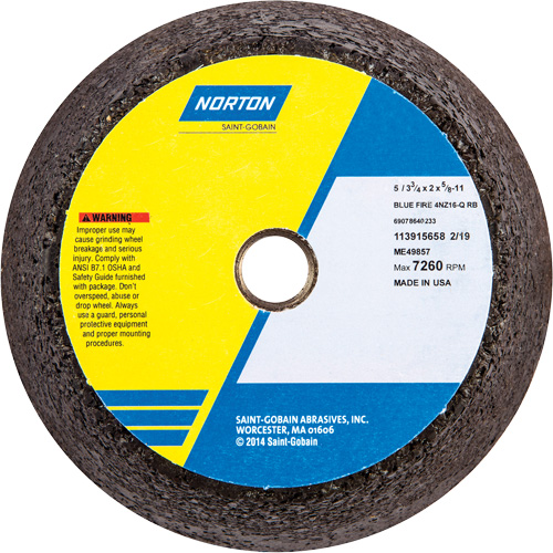BlueFire&reg; Non-Reinforced Portable Snagging Wheel Solutions industrielles ALPHA