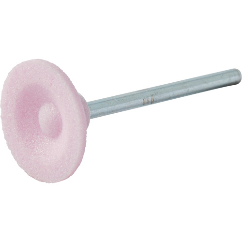 Vitrified Bond Mounted Point, B81, Aluminum Oxide, 3/4" Dia., 3/16" L, 80 Grit Solutions industrielles ALPHA
