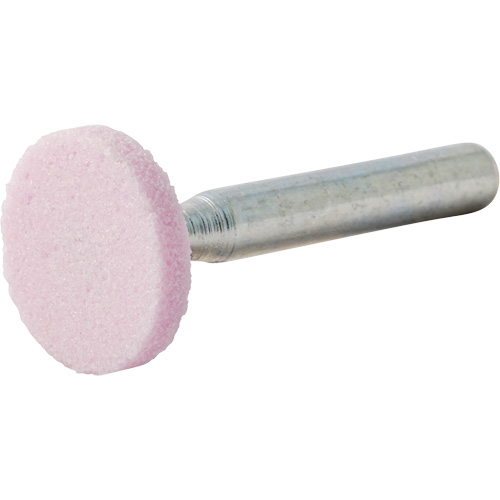 Vitrified Bond Mounted Point, W200, Aluminum Oxide, 3/4" Dia., 1/8" L, 80 Grit Solutions industrielles ALPHA