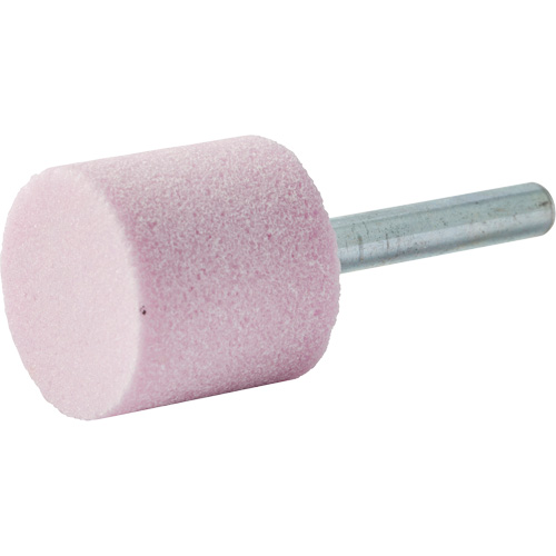 Vitrified Bond Mounted Point, W220, Aluminum Oxide, 1" Dia., 1" L, 80 Grit Solutions industrielles ALPHA
