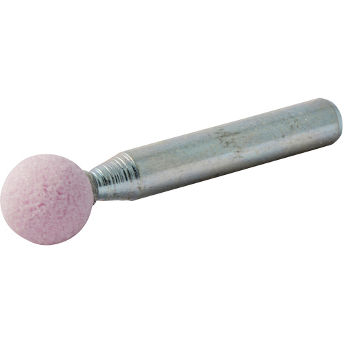 Vitrified Bond Mounted Point, B122, Aluminum Oxide, 3/8" Dia., 3/8" L, 80 Grit Solutions industrielles ALPHA