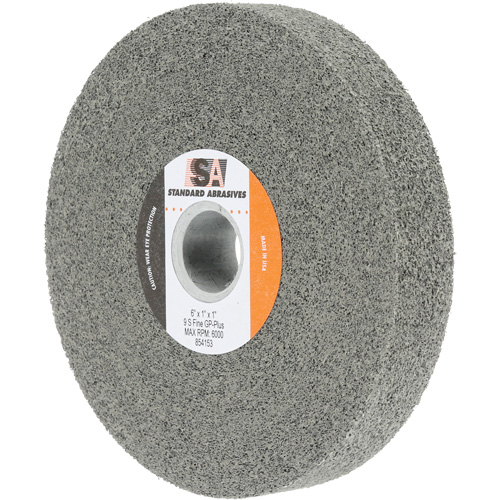 Standard Abrasives General Purpose Plus Wheel, 6" x 1", 1" Arbor, Silicon Carbide Solutions industrielles ALPHA