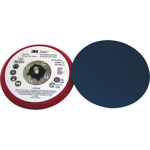 5" x 3/8" Stikit Low Profile Disc Pad 20351 Solutions industrielles ALPHA