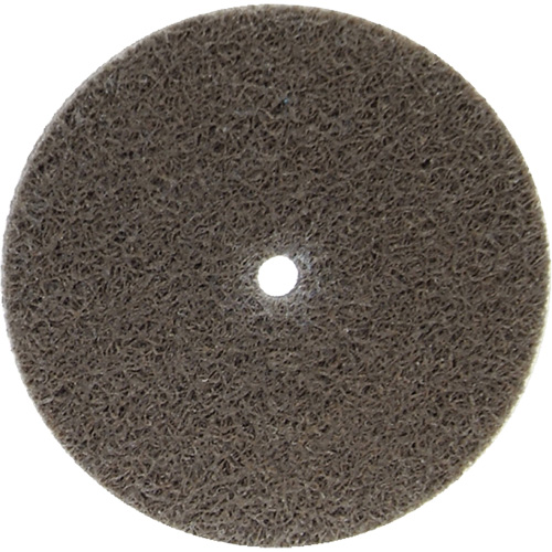 Bear-Tex&reg; Non-Woven Unified Wheel, 3" x 1/4", 1/4" Arbor, Medium Grit, Aluminum Oxide Solutions industrielles ALPHA