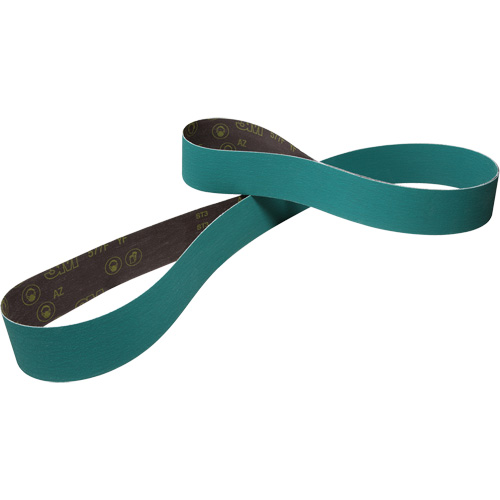 Courroie de ponçage en tissu, 3/4" la x 18" lo, Alumine de zirconium, Grain 40 Solutions industrielles ALPHA