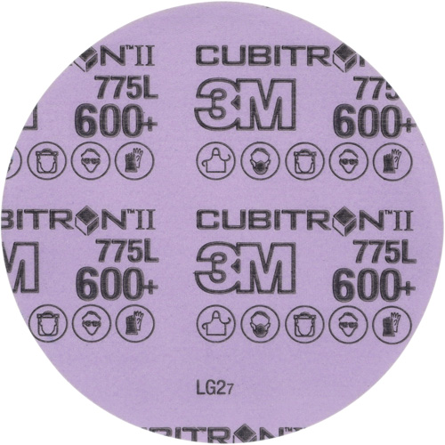 Disque en pellicule Cubitron II Hookit, dia 5", Grain 600+, C&eacute;ramique, 3 mil Solutions industrielles ALPHA