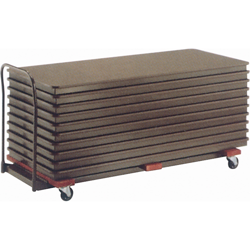 Chariots de table empilables plats, 97,5" la x 31,25" p x 36,25" h Solutions industrielles ALPHA