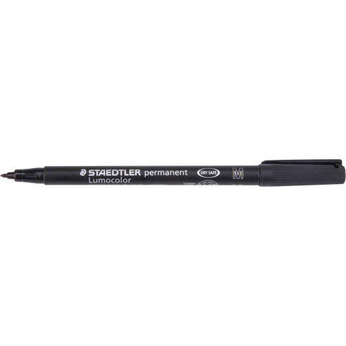 Lumocolor&reg; Permanent Marker, Black, Medium Tip Solutions industrielles ALPHA