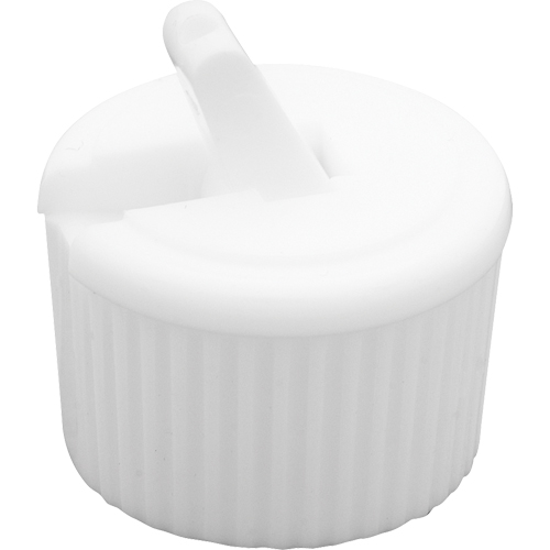 Bouchon blanc &agrave; orifice pivotant Solutions industrielles ALPHA