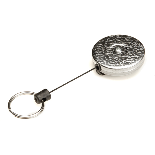 D&eacute;rouleurs autor&eacute;tractables originaux #485-HDK, Chrome, C&acirc;ble 48", Fixation Agrafe de ceinture Solutions industrielles ALPHA