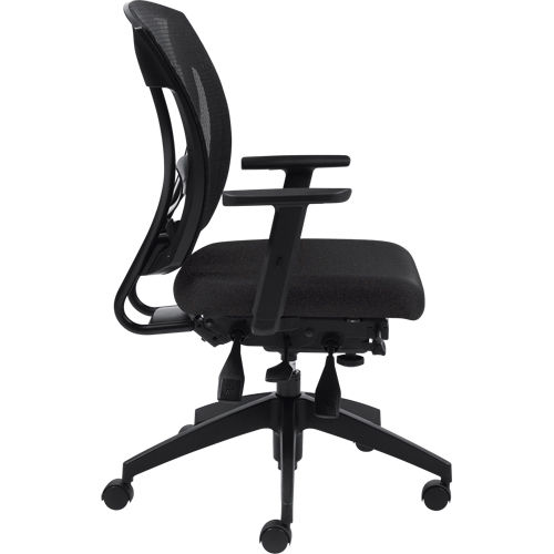 Chaises &agrave; bras Multi-Tilter, Tissu, Charbon, Capacit&eacute; 300 lb Solutions industrielles ALPHA
