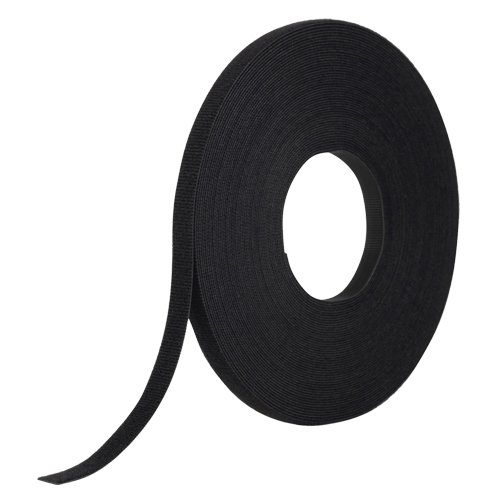 Ruban d'attaches One-Wrap, Boucle et crochet, 25 vg x 1/2", Auto-aggripant, Noir Solutions industrielles ALPHA