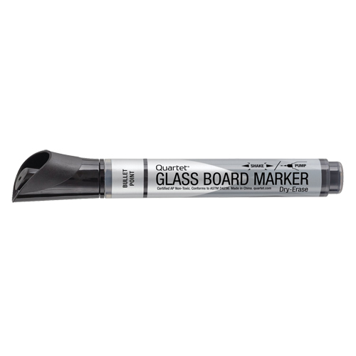 Marqueur effaçable &agrave; sec pour verre de premi&egrave;re qualit&eacute;, Noir, Pointe Ronde Solutions industrielles ALPHA