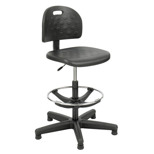 Tabouret Soft Tough, Stationnaire, Ajustable Hauteur, Capacit&eacute; 250 lb Solutions industrielles ALPHA