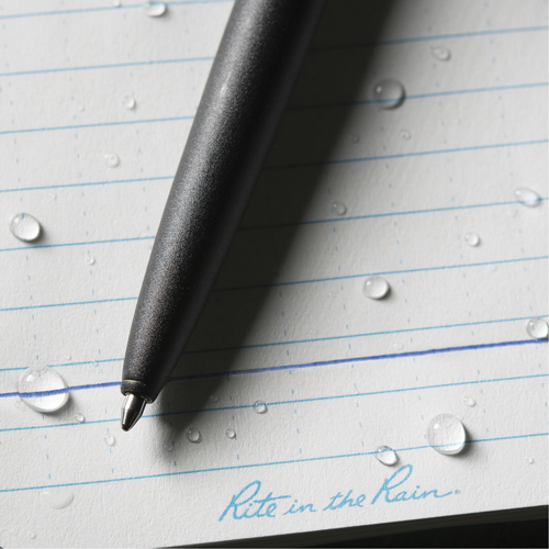 All-Weather Metal Pen, Blue, 0.8 mm, Retractable Solutions industrielles ALPHA