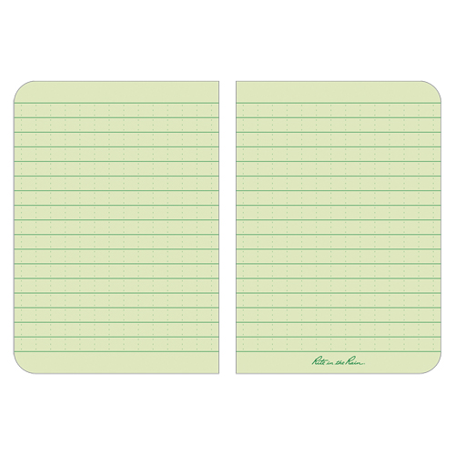 Livre m&eacute;mo, Couverture souple, Vert, 112 Pages, 3-1/2" , 5"  Solutions industrielles ALPHA