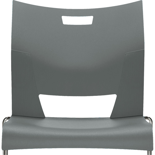 Chaise de formation sans bras Duet, Plastique, Hauteur 33-1/4", Capacit&eacute; 350 lb, Gris Solutions industrielles ALPHA