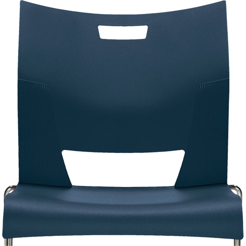 Chaise de formation sans bras Duet, Plastique, Hauteur 33-1/4", Capacit&eacute; 350 lb, Bleu Solutions industrielles ALPHA