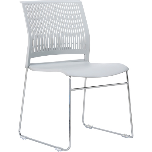 Activ Series Stacking Chairs, Polypropylene, 32-3/8" High, 275 lbs. Capacity, Grey Solutions industrielles ALPHA