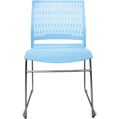 Activ Series Stacking Chairs, Polypropylene, 32-3/8" High, 275 lbs. Capacity, Blue Solutions industrielles ALPHA