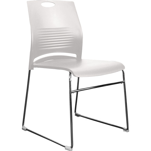 Activ Series Stacking Chairs, Plastic, 23" High, 275 lbs. Capacity, White Solutions industrielles ALPHA