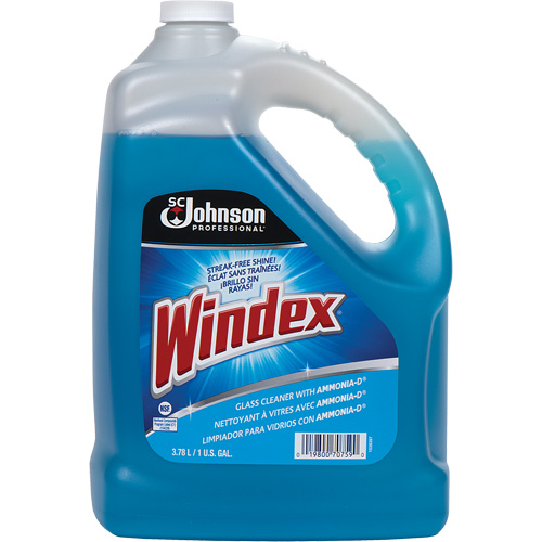 Nettoyant pour vitres Windex avec Ammoniac-D, 3,8 L, Cruche Solutions industrielles ALPHA