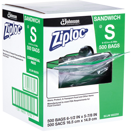 Sacs &agrave; sandwichs Ziploc Solutions industrielles ALPHA