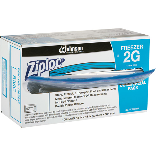 Sacs de cong&eacute;lation Ziploc Solutions industrielles ALPHA