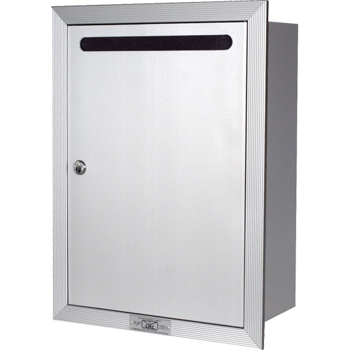 Recessed Collection Box, Wall -Mounted, 16-3/16" x 11-3/4", Aluminum Solutions industrielles ALPHA