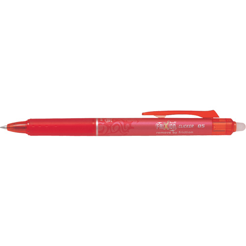 Frixion Point Clicker Pen, Red, 0.5 mm, Retractable Solutions industrielles ALPHA