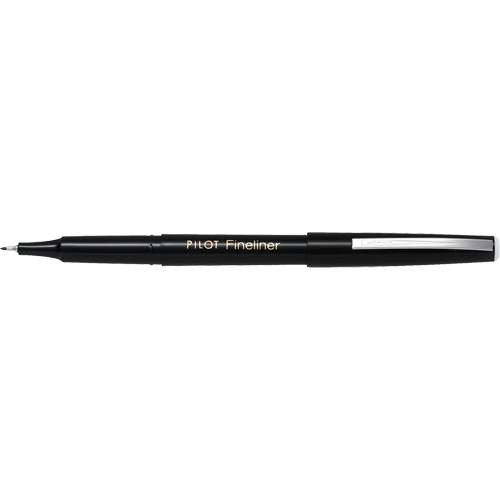 Stylo Fineliner, Noir, Pointe Fin Solutions industrielles ALPHA