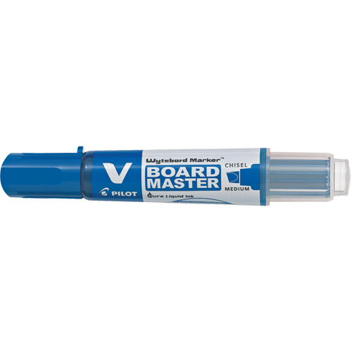 Vboard Master White Board Marker, Blue, Chisel Tip Solutions industrielles ALPHA